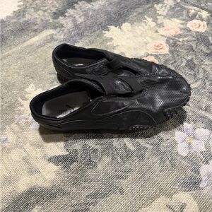 Puma Men's Black Perforated Slip-On Driving Loafers